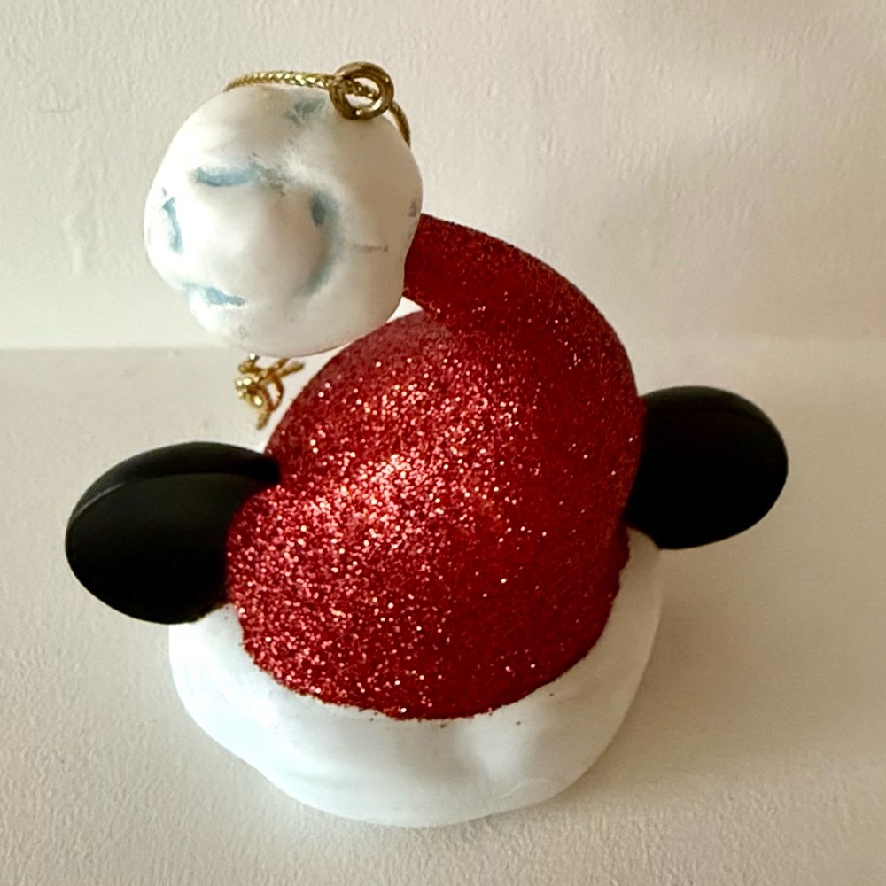 Disney Santa Mickey Hat Holiday Light Cover Christmas Ornament - FINAL $ DROP!